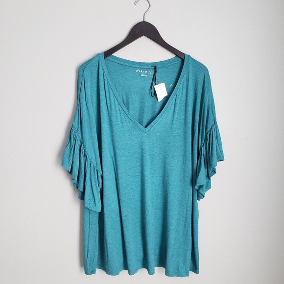 Ava & Viv Tops - Ava + Viv | Shirt- 3x